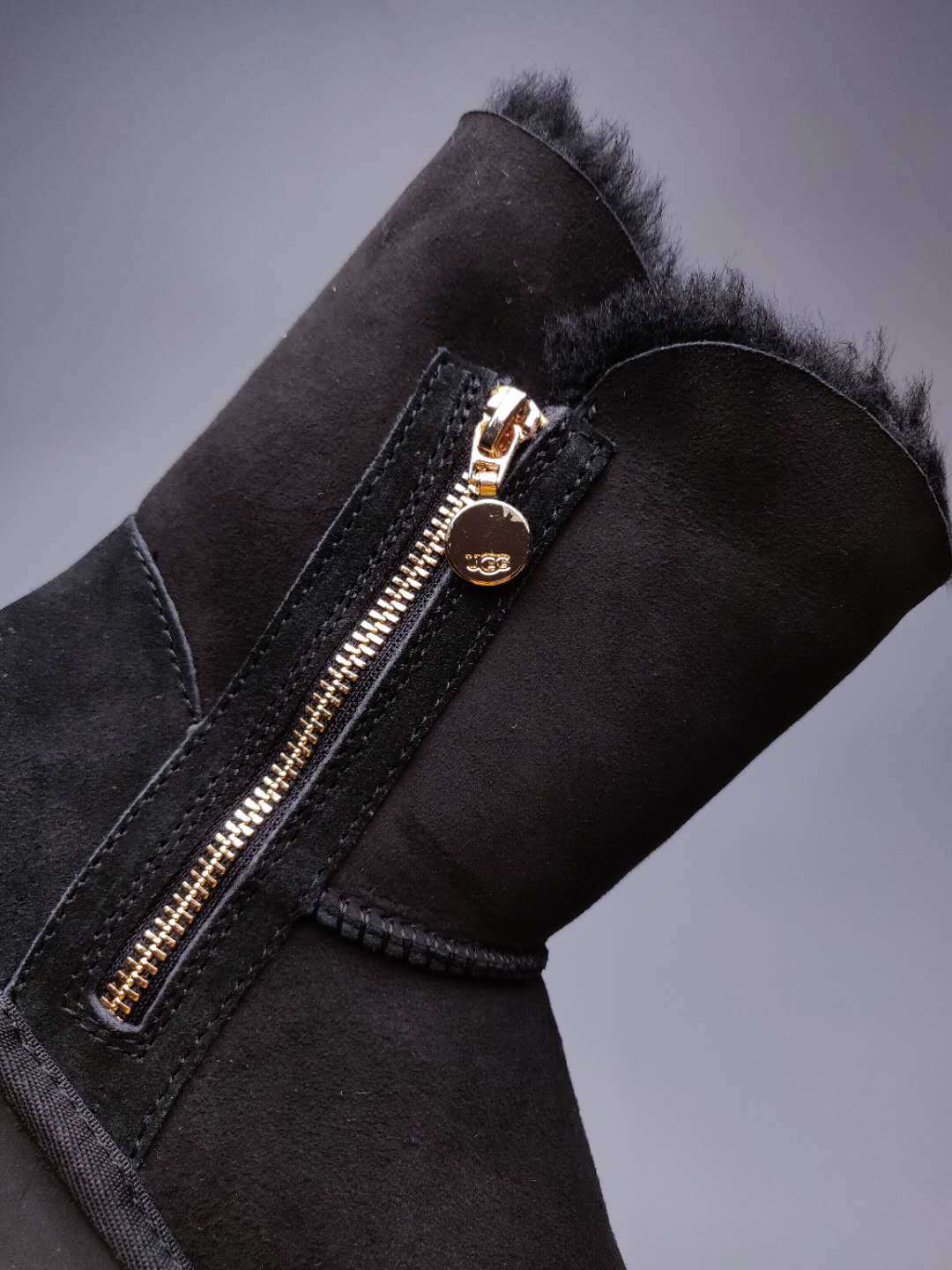 2480 Side-Zip Mid-Calf Boots – Black (In Stock)