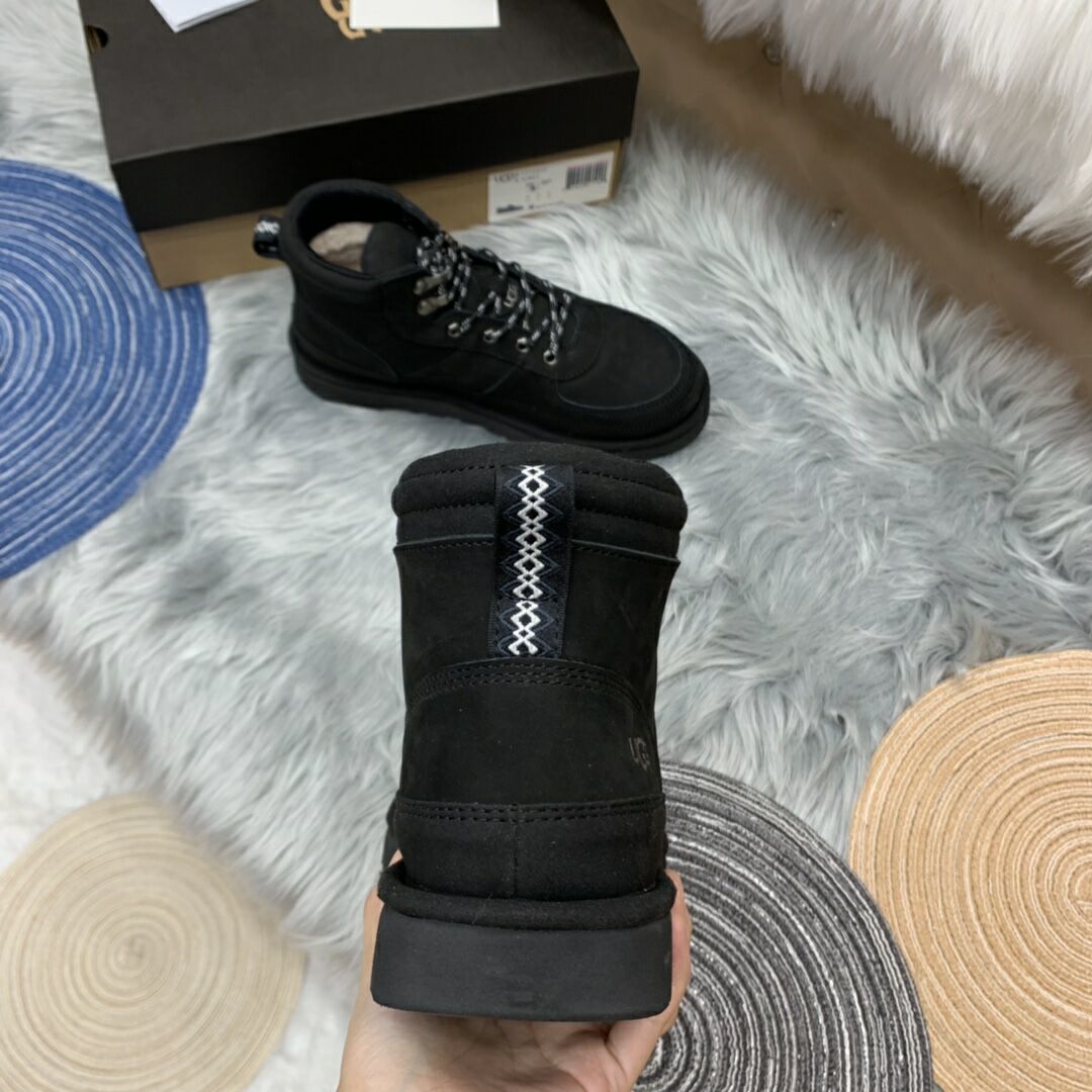2991 Casual Lace-Up Men’s Boots – Black (In Stock)