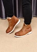 8727 Leather Shoes – Grimsun Series (Chestnut)