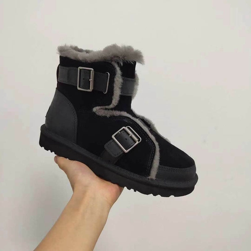 9431 New Edition Moto Shoes – Black Grey (In Stock)