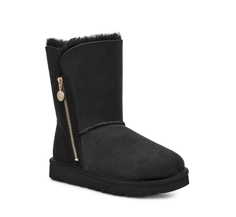 2480 Side-Zip Mid-Calf Boots – Black (In Stock)