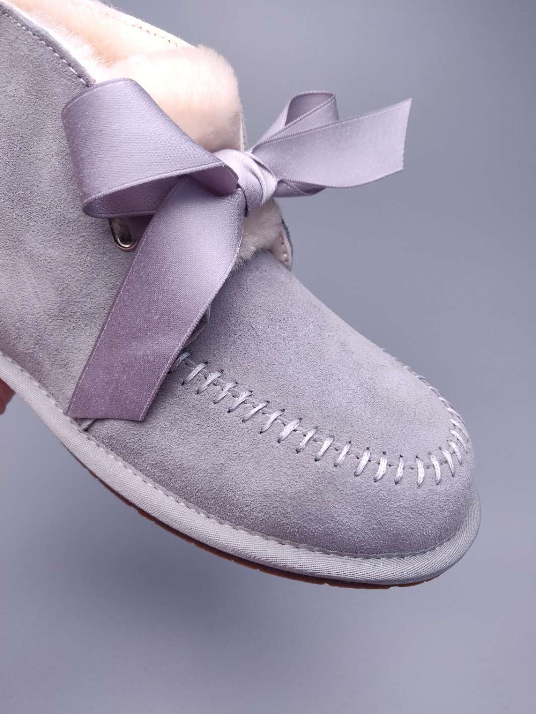 9934 Lace-Up Boots – Light Grey (In Stock)