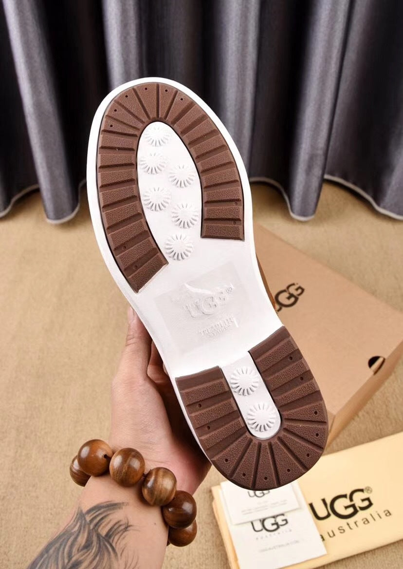 8727 Leather Shoes – Grimsun Series (Chestnut)
