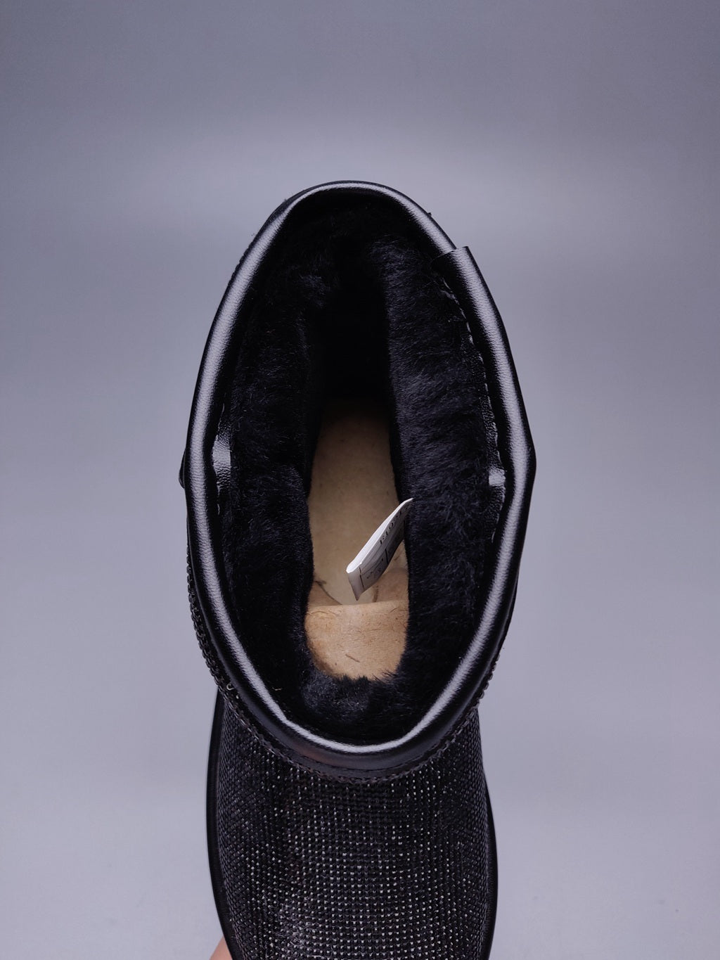 5855 Crystal Rhinestone Shoes – Classic Black
