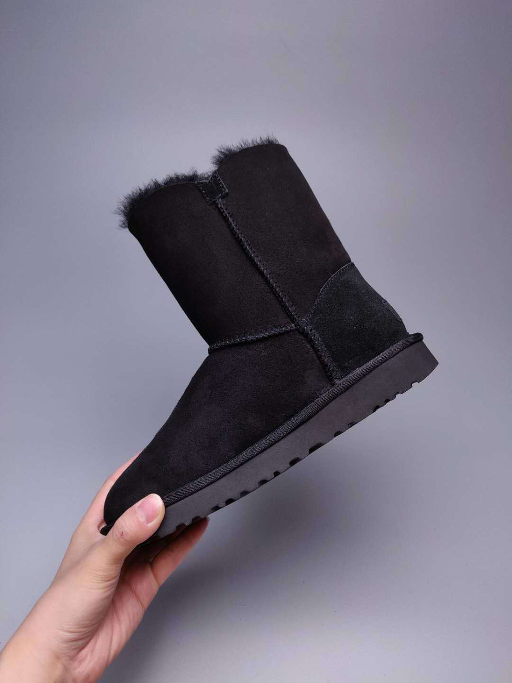 2480 Side-Zip Mid-Calf Boots – Black (In Stock)