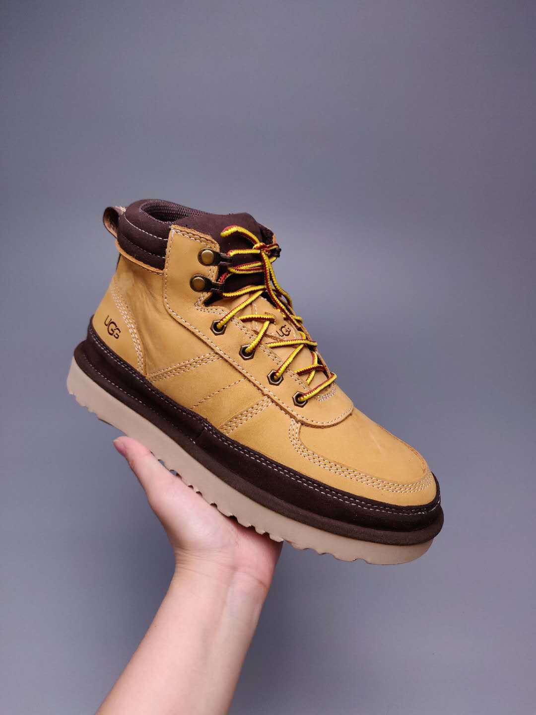 2991 Casual Lace-Up Men’s Boots – Chestnut (In Stock)