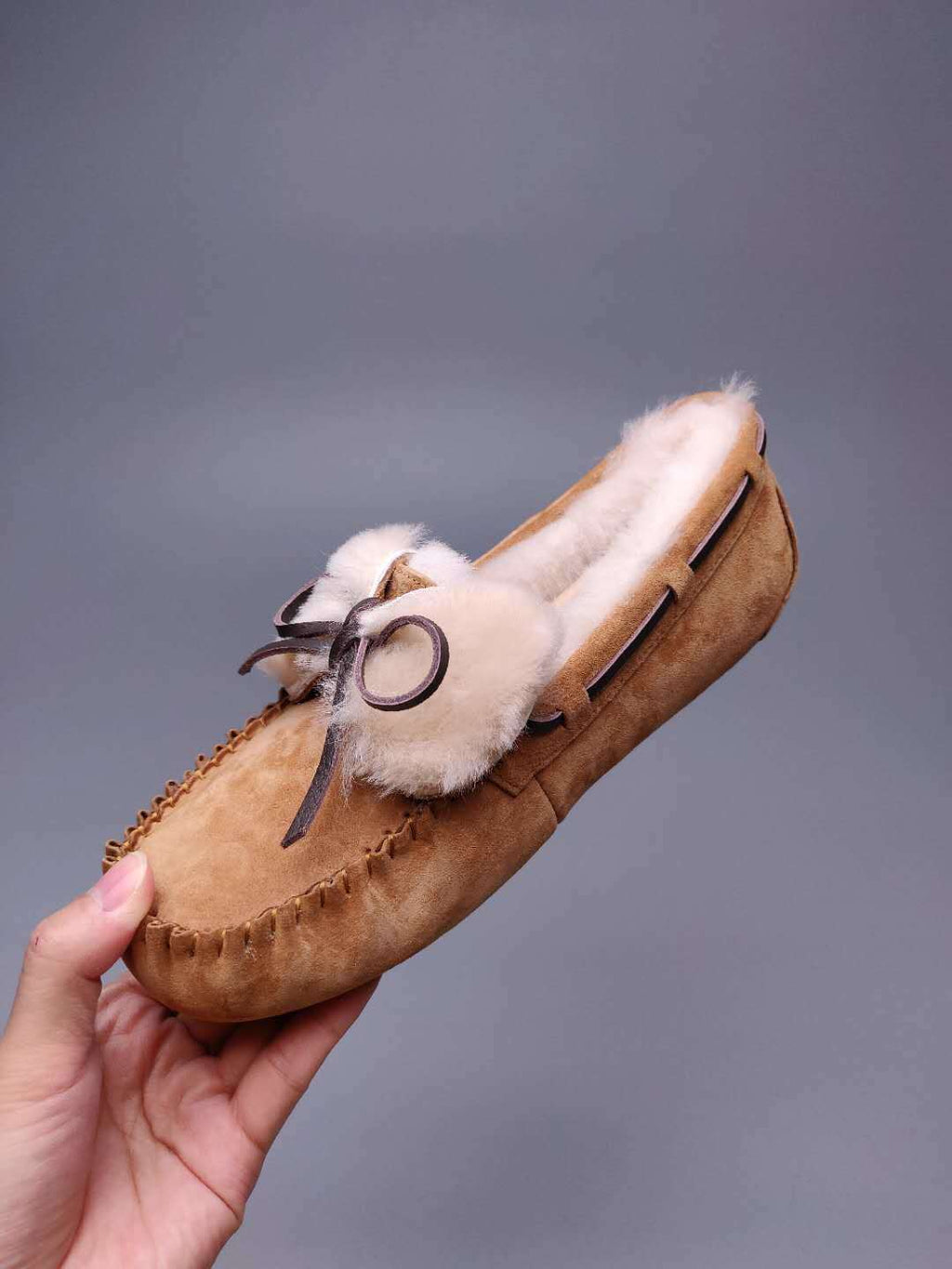 8913 Double Bow Loafers – Chestnut (In Stock)