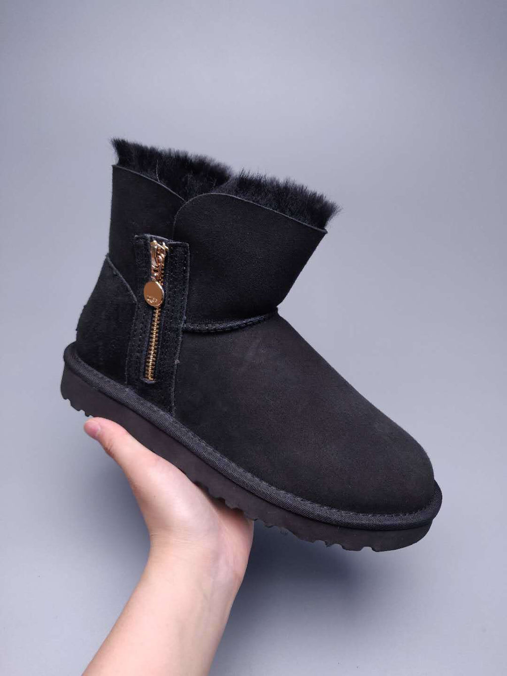 2481 Side-Zip Ankle Boots – Black (In Stock)