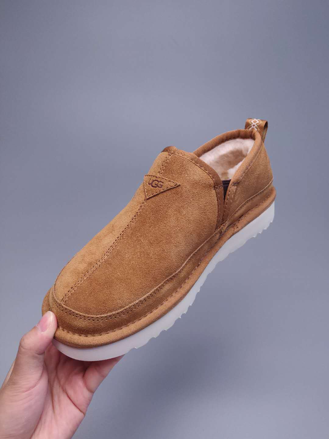 3455 Slip-On Low-Top Men’s Boots – Chestnut (In Stock)