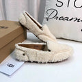 5108 Teddy White Wool Driving Loafers