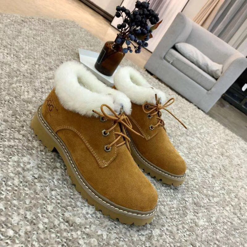 168 Lace-Up Martin Boots – Chestnut