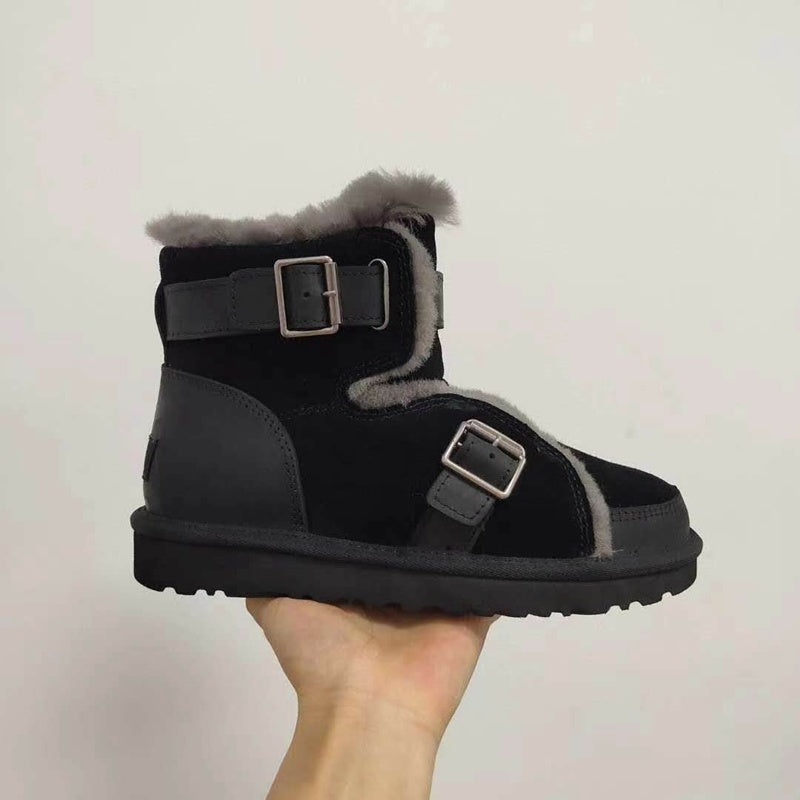 9431 New Edition Moto Shoes – Black Grey (In Stock)
