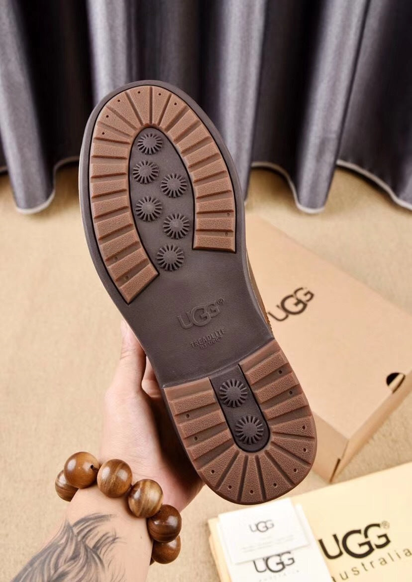 8727 Leather Shoes – Grimsun Series (Chocolate)