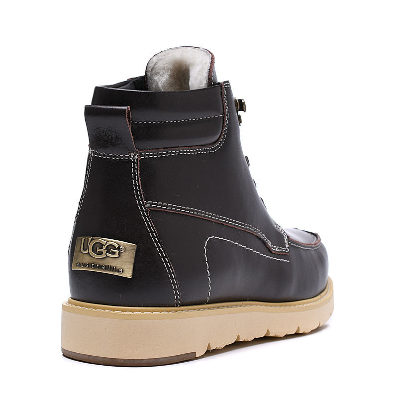 6026 Men's Leather Shoes – Chocolate