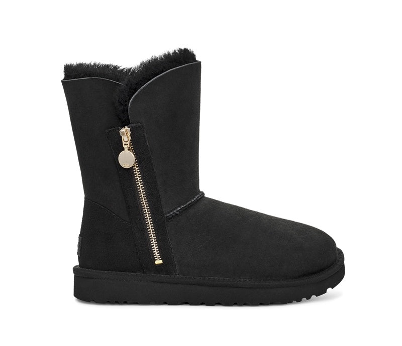 2480 Side-Zip Mid-Calf Boots – Black (In Stock)