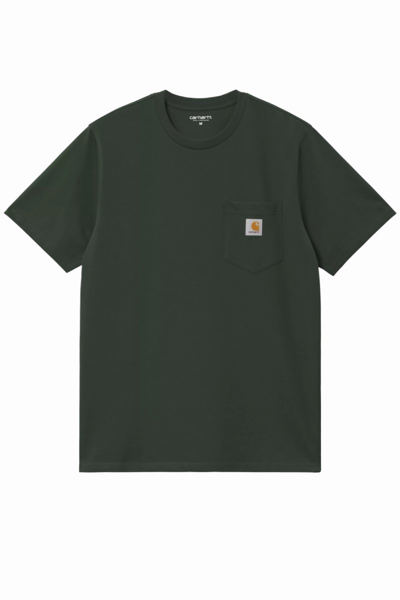 CARHARTT WIP POCKET T-SHIRT Dark Scarab