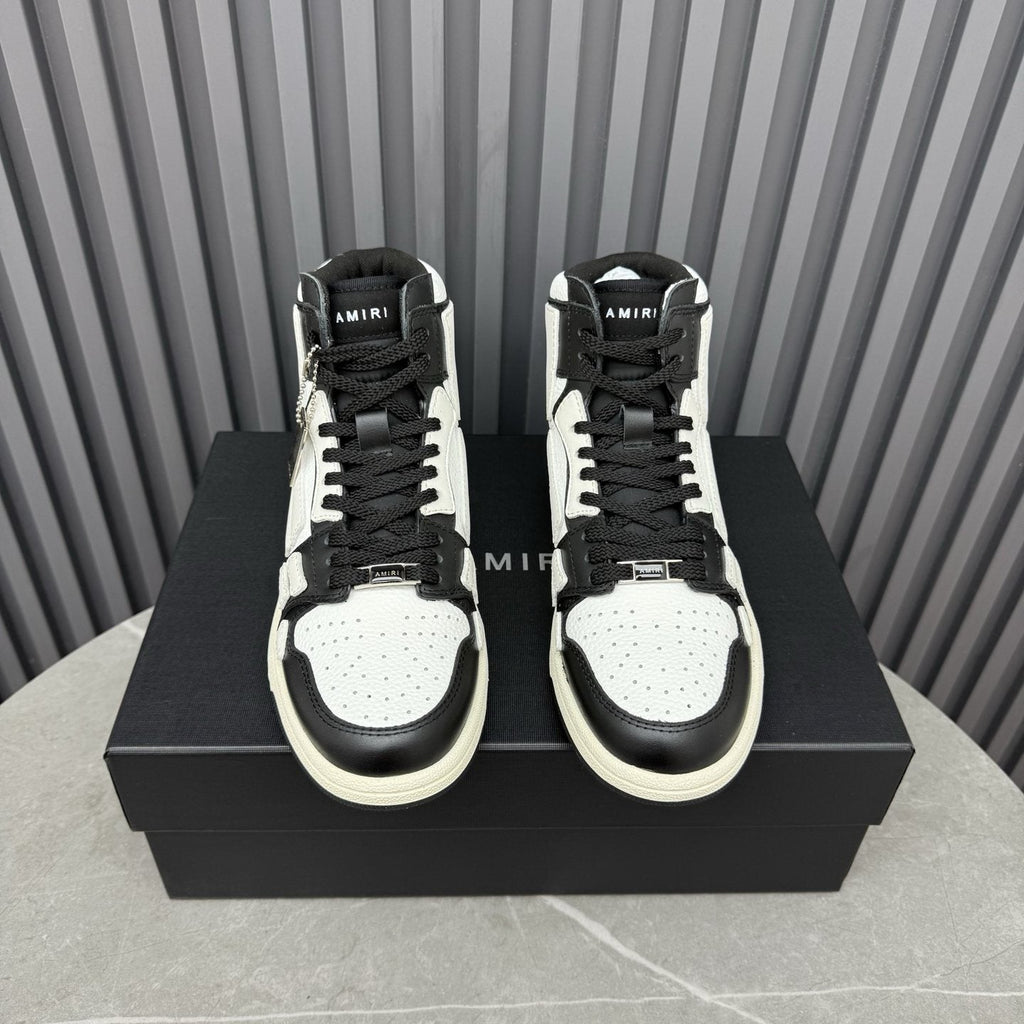 Amiri Two-Tone High-Top Sneakers