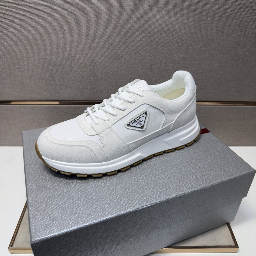 Prada Men's Paneled Low-Top Sneakers